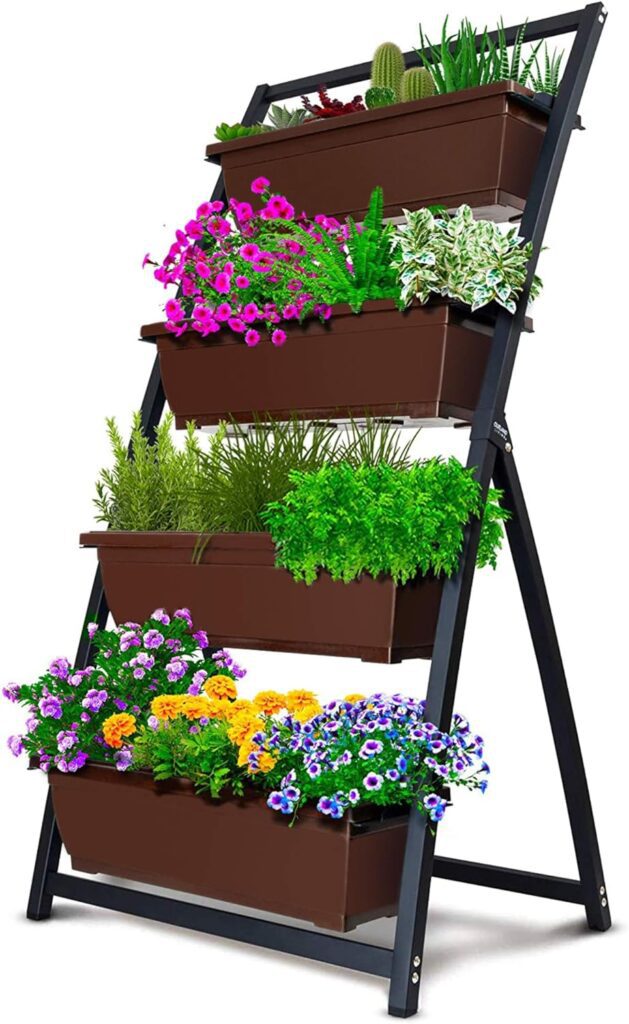 outdoor herb garden containers