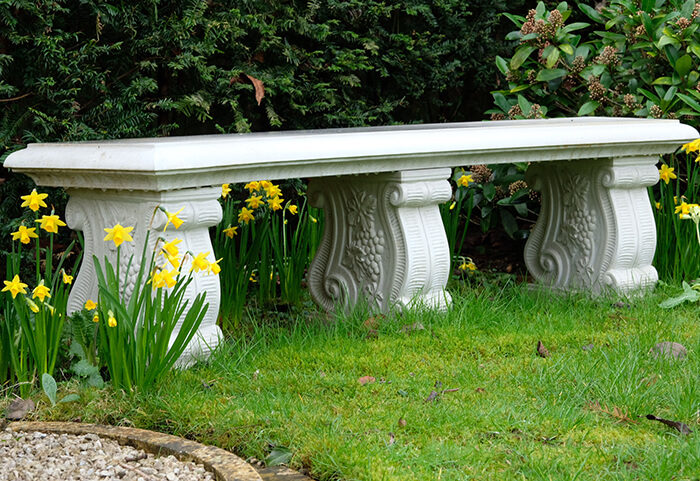memory garden bench