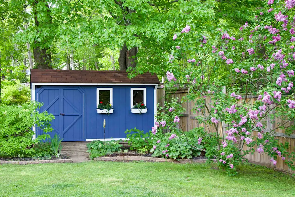 garden shed paint ideas
