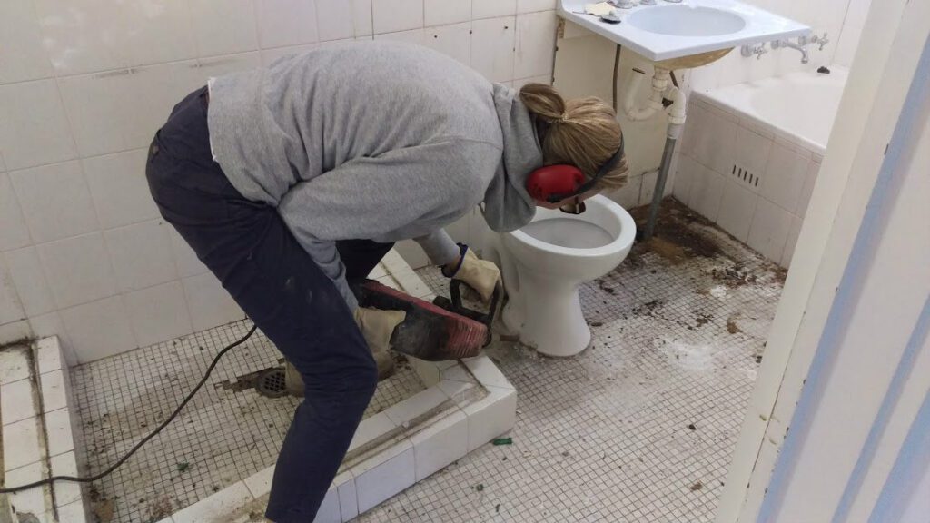 how to convert shower to bathtub
