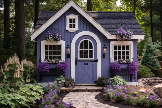 garden shed paint ideas