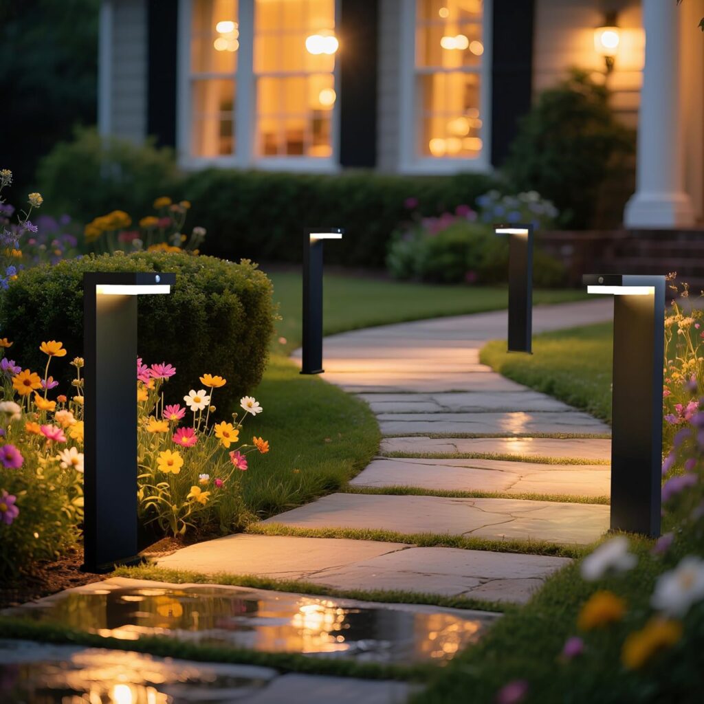 landscape design for driveway entrance