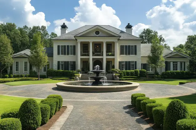 landscape design for driveway entrance 